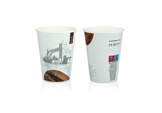 con custodia per tazze Confezione da 50 bicchieri di carta kraft da 350 ml riciclabili 50 ecologici caffè biodegradabili usa e getta tè bevande calde 